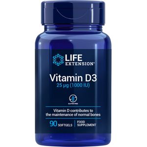 Vitamine D3 (1000 IU) (90 softgels)