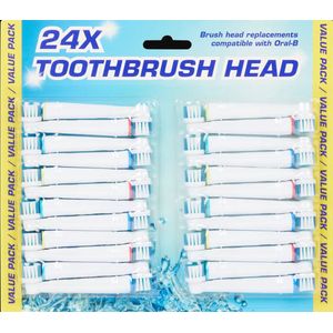 Opzetborstels passend op Oral-B 24 stuks