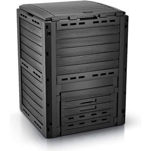 Tuin Compostbak Plastic Composters Outdoor Zwart 300L