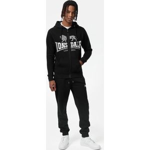 Lonsdale - Yetlington - Trainingsanzug - Zwart/Wit/Grijs - Normale Pasvorm