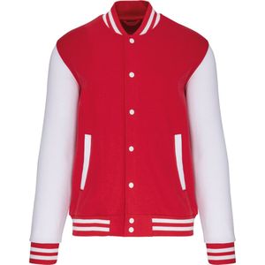 Kariban Kinder college jacket K498 - Red / White - 12/14 Y (12/14 ans)