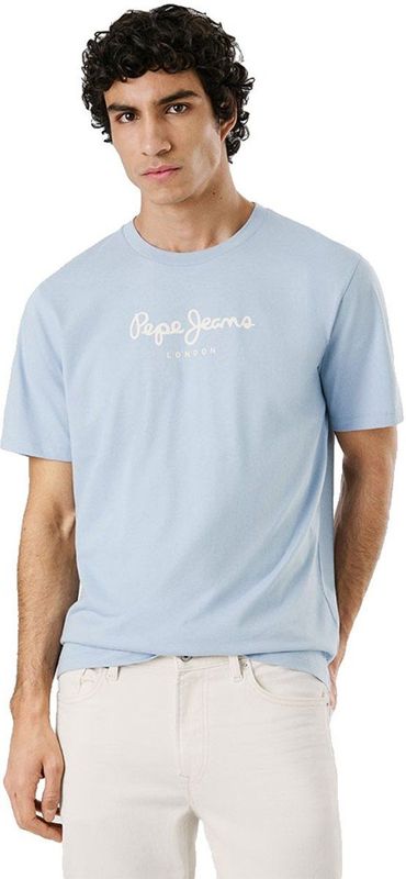 Pepe Jeans - PM509963 - T-shirt - Blauw - Katoen - Korte Mouwen