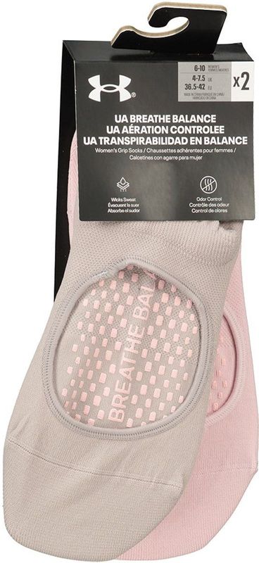 Under Armour - Breathe - Damessokken - Zwart - 2-pack