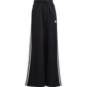 adidas Sportswear Essentials 3-Stripes French Terry Wide Broek - Dames - Zwart- XL