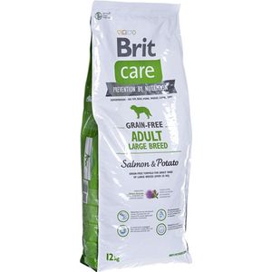 Brit Care Grain Free Adult Large Breed Salmon & Potato 12 kg - Hond