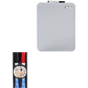 AGluxury - Whiteboard Set 36 x 28 cm – Inclusief Marker en Magneten