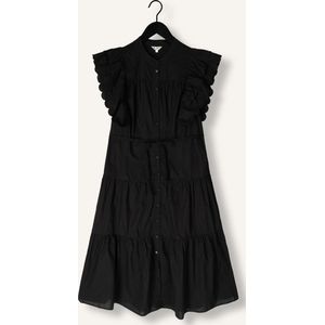 Object Objhope Chinna Re Long Dress Dames - Jurk - Zwart - Maat 38