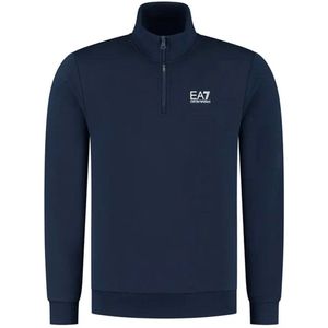 EA7 - Sweatshirt - Donkerblauw - 1/3 Zip