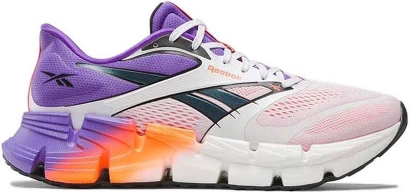 Reebok Loopschoen 'FLOATZIG 2'  zilvergrijs / donkerlila / lichtoranje / natuurwit