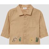 Oversized Katoenen Overshirt - Binnenjas - Lange Mouwen - Knoopsluiting