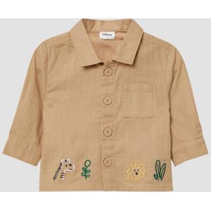 Oversized Katoenen Overshirt - Binnenjas - Lange Mouwen - Knoopsluiting