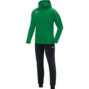 Jako - Hooded Tracksuit Classico Woman - Polyesterpak met kap Classico - 44 - Groen