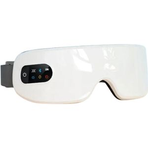 Stemily Oogmassage Apparaat - Oogmasker Slaap - Droge Ogen - Ontspanning - 4 Modi - Bluetooth-Muziekfunctie - Opvouwbaar