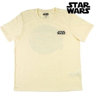 Heren-T-Shirt met Korte Mouwen Star Wars Wit - M