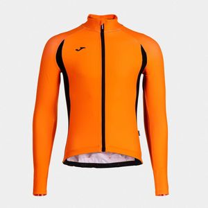 Fietsen sweatshirt/jas joma crono volledige zip fluor oranje oranje m m