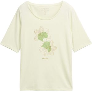 TOM TAILOR - T-shirt - Touch Of Mint - Dames - Met Print