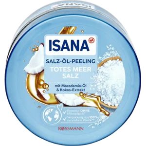 ISANA Zoutpeeling - Dode Zeezout - 300 g | Body Scrub - Vegan Formule | Met Macademia-olie en Kokosextract