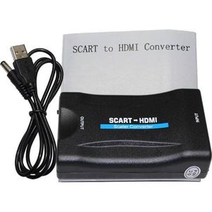WiseGoods - Premium Scart Naar HDMI Converter - Scart Converter - 1080p HDMI to Scart - Omvormer - Kabel - Adapter - Full HD