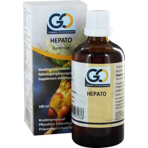GO Hepato - Voedingssupplement - Plantaardig - 36% Alcohol