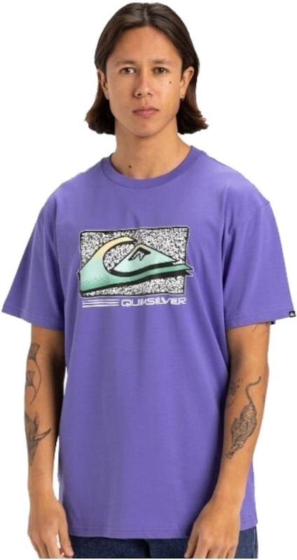Quiksilver Retro Fade Heren T-shirt Eqyzt08058-pmg0 - Kleur Paars - Maat M