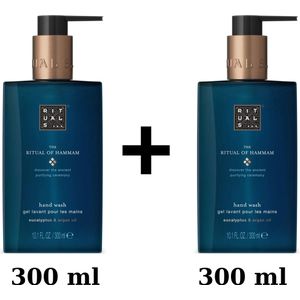 Rituals - Hammam - 2X Hand Wash Zeep 300 ml = 600 ml
