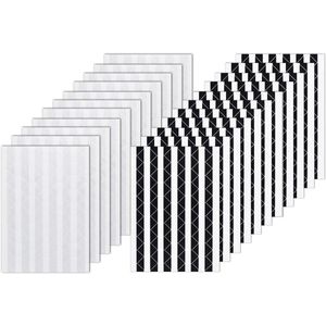 Hoekstickers voor Scrapbooking - Zelfklevend - 2244 Stuks - Zwart & Helder