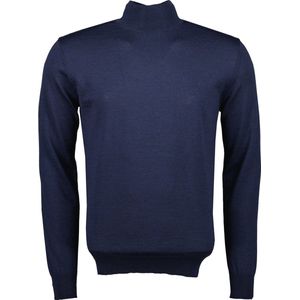 Nils Pullover - Slim Fit - Blauw - L