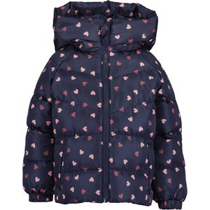 Blue Seven - Winterjack - Nachtblauw - Met Capuchon - Ritssluiting