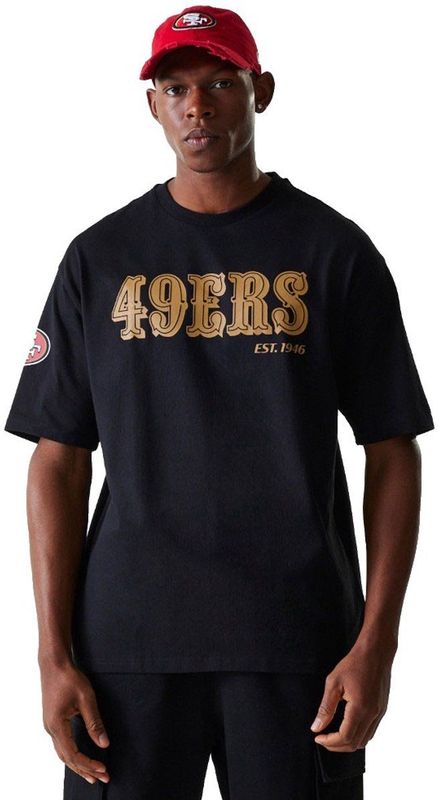 New Era Nfl Heritage San Francisco 49ers T-shirt Met Korte Mouwen Zwart L Man