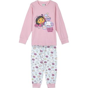 Gabby's Poppenhuis Pyjama Meisjes 100% Katoen Roze