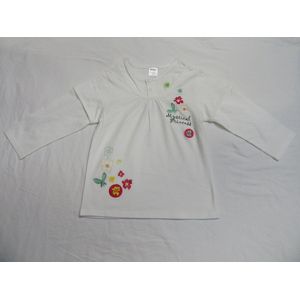 Dirkje , meisjes , t-shirt met lange mouw , creme , Mystical Princess 104 - 4 jaar