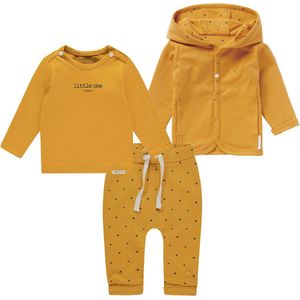 Noppies - Kledingset - 3delig - Vest Bonnie - Broek Kris - Shirt Hester oker - Maat 68
