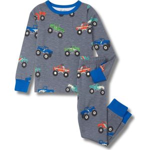 HATLEY pyjama jongen Monster Trucks Stretch Cotton maat 134-140