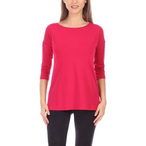 Merry Styl – Overhemd – Lang - Met Kant – Frambozenroze – XL - MS-MS10-318-BL