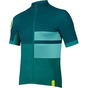Endura - FS260 Print - Korte Mouwen Jersey - Emerald Green - Performance Stoffen