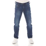 Mustang Heren Jeans Broeken Real X Oregon tapered Fit Blauw Volwassenen Denim Jeansbroek