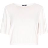 DreiMaster - Maritim Shirt - Natuurwit - Effen - Halve Mouw