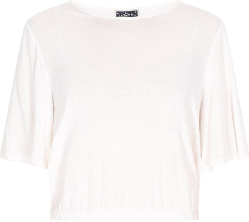 DreiMaster - Maritim Shirt - Natuurwit - Effen - Halve Mouw