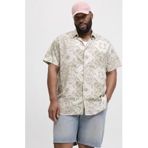 JACK&JONES - JORHYDRA AOP SHIRT SS PLS - Heren - Overhemden 5XL