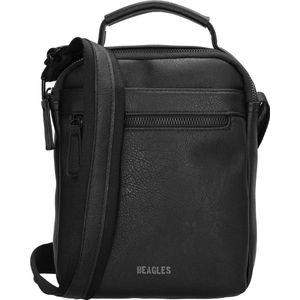 Beagles Toledo Crossbody Schoudertas met handige Ritsvakjes - Zwart