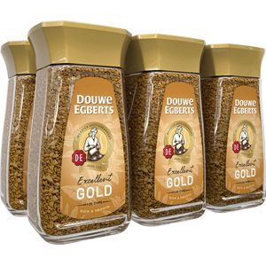 Douwe Egberts Gold Oploskoffie - 6 x pot van 200 gram