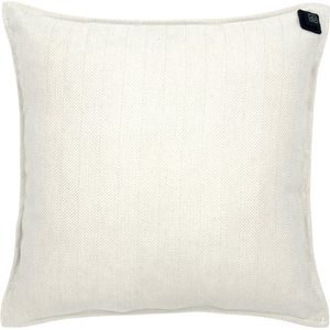 Warmpi® Draadloos Warmtekussen incl Warmpi® Powerbank (10.000mah) - Chenille Wit - Elektrisch Verwarmd sierkussen heeft ook kabel van 3m voor opwarming via stopcontact of USB Poort - 3 standen - Afmeting 45x45cm - oplaadbaar infrarood kussen