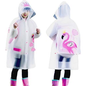 Regenpak voor Kinderen - Waterdichte Regenjas Poncho met Capuchon