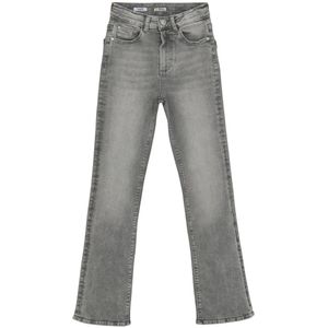 Indian Blue Jeans Wide Staight Fit Grey Jeans Meisjes - Broek - Grijs - Maat 128