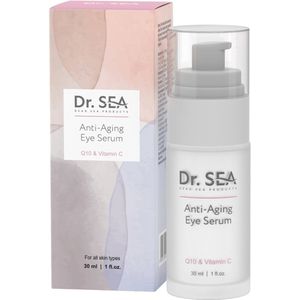 Dr. Sea Anti Aging Oogserum – Q10 & Vitamine C – Verrijkt met Dode Zee mineralen​ - Botox effect - Natuurlijke huidverzorging - 30 ml