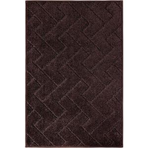 White-label® Keukenloper - Keukenmat - Vloerkleed - Anti Slip - 80x120cm - Donkerbruin