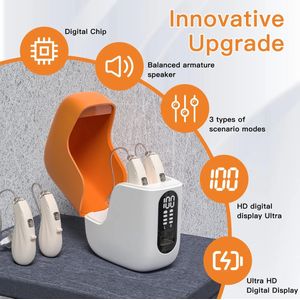 Pro Care Excellent Quality - Gehoorapparaat - Beige - 2x DSP Intelligent - Oplaadbaar