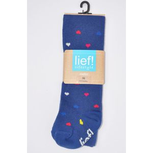 Lief-Maillot met hartjes- Jeans blauw