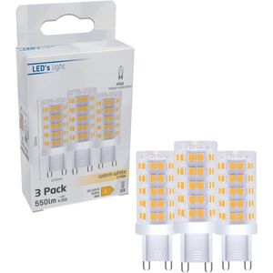 LED's Light G9 LED Lampen - 4W vervangt 48W - Warm wit licht - 3PACK