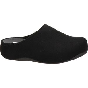Fitflop Dames Shuv Felt Pantoffels, All Black, zwart (all black), 40 EU